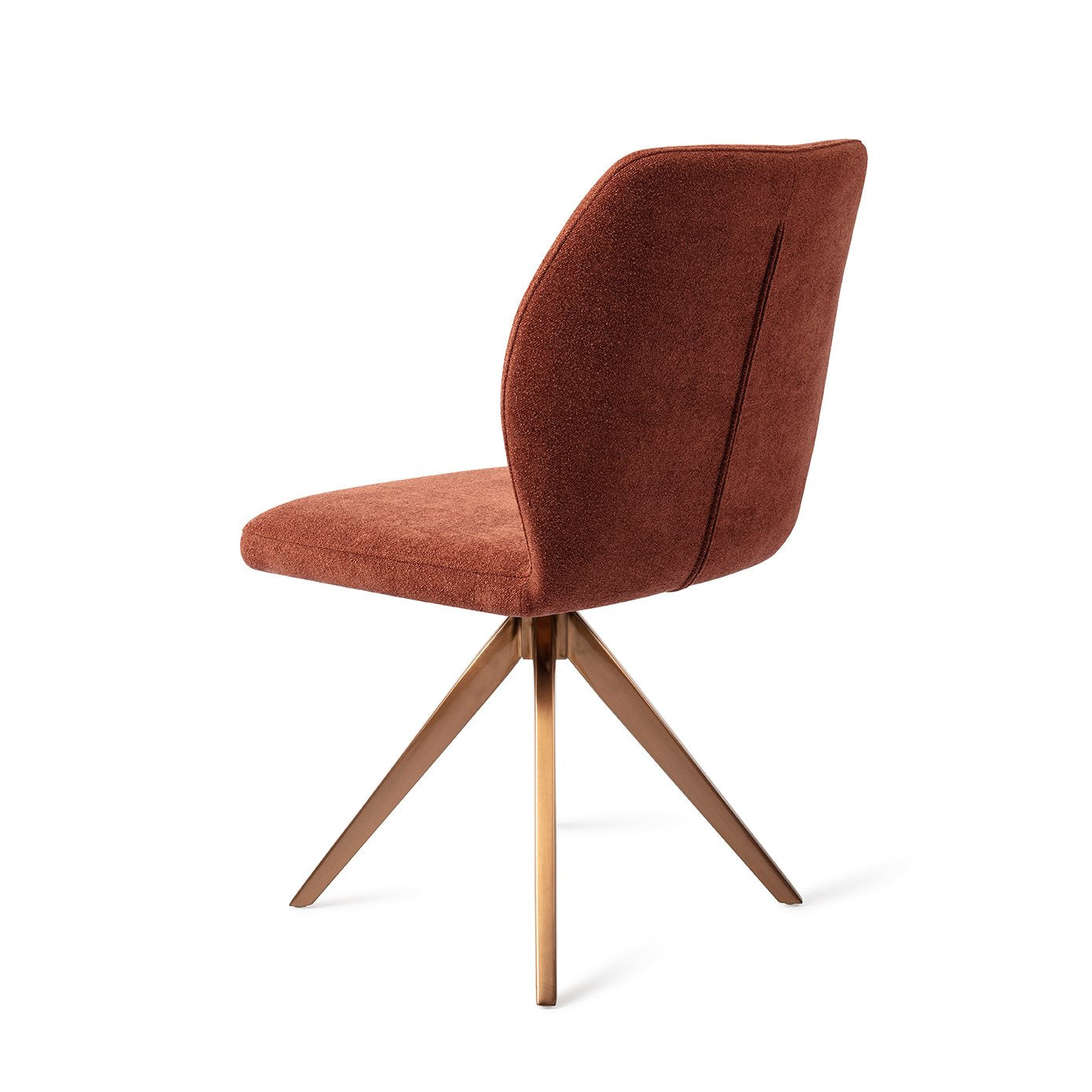 Jesper Home Ikata Cosy Copper Eetkamerstoel - Turn Rose - KwaliteitWonen.nl