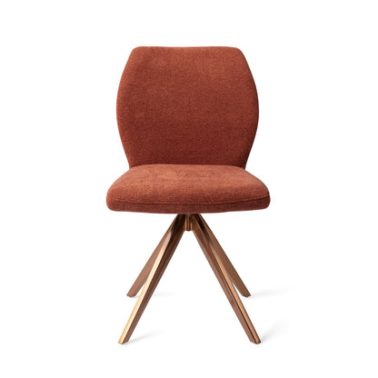 Jesper Home Ikata Cosy Copper Eetkamerstoel - Turn Rose - KwaliteitWonen.nl