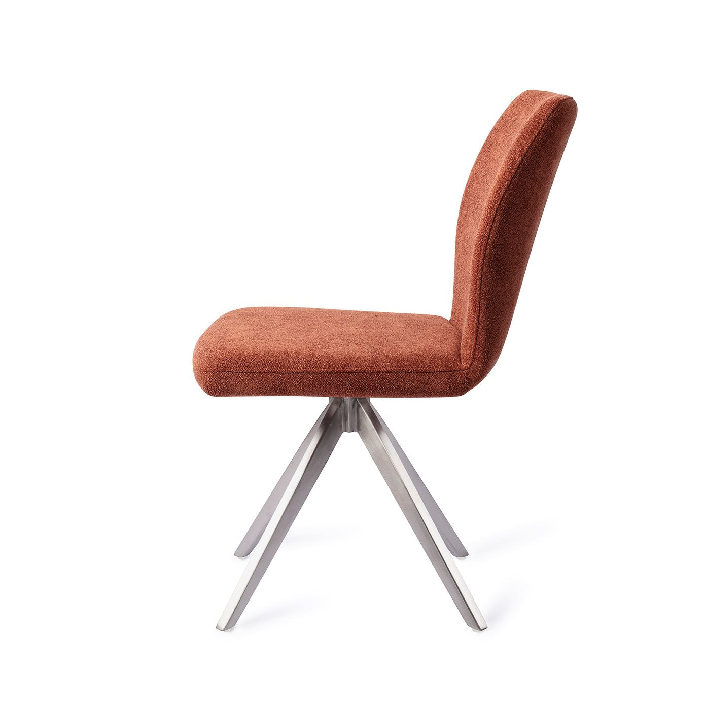 Jesper Home Ikata Cosy Copper Eetkamerstoel - Turn Steel - KwaliteitWonen.nl