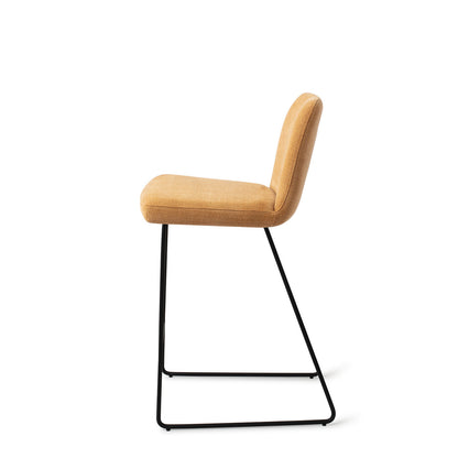 Jesper Home Ikata Honey Harvest Barkruk (L) - Counter Slide Black - KwaliteitWonen.nl