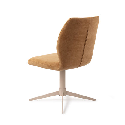 Jesper Home Ikata Honey Harvest Eetkamerstoel - Quad Beige - KwaliteitWonen.nl