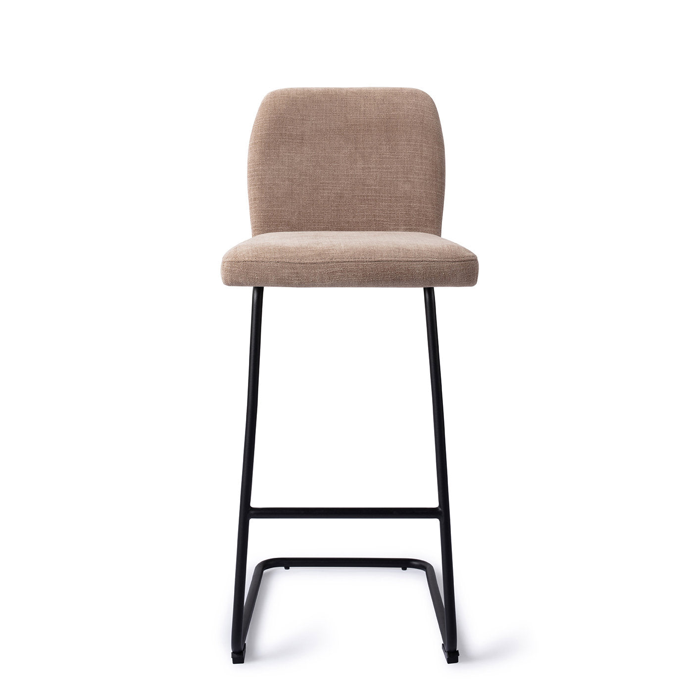 Jesper Home Ikata Mocha Mist Barkruk (H) - Bar Arch Black - KwaliteitWonen.nl