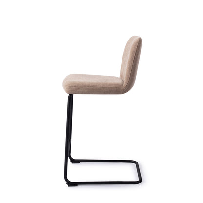 Jesper Home Ikata Mocha Mist Barkruk (L) - Counter Arch Black - KwaliteitWonen.nl