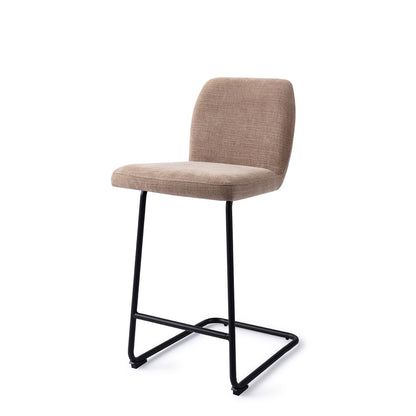 Jesper Home Ikata Mocha Mist Barkruk (L) - Counter Arch Black - KwaliteitWonen.nl