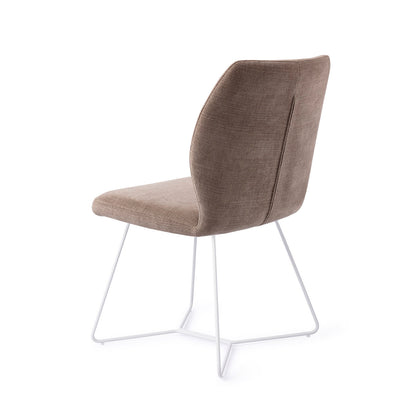 Jesper Home Ikata Mocha Mist Eetkamerstoel - Beehive White - KwaliteitWonen.nl