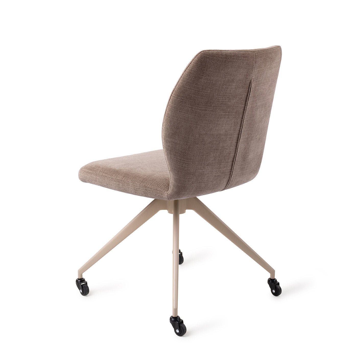 Jesper Home Ikata Mocha Mist Eetkamerstoel - Glide Beige - KwaliteitWonen.nl