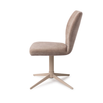 Jesper Home Ikata Mocha Mist Eetkamerstoel - Quad Beige - KwaliteitWonen.nl