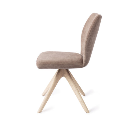 Jesper Home Ikata Mocha Mist Eetkamerstoel - Revolve Oak Bleach - KwaliteitWonen.nl