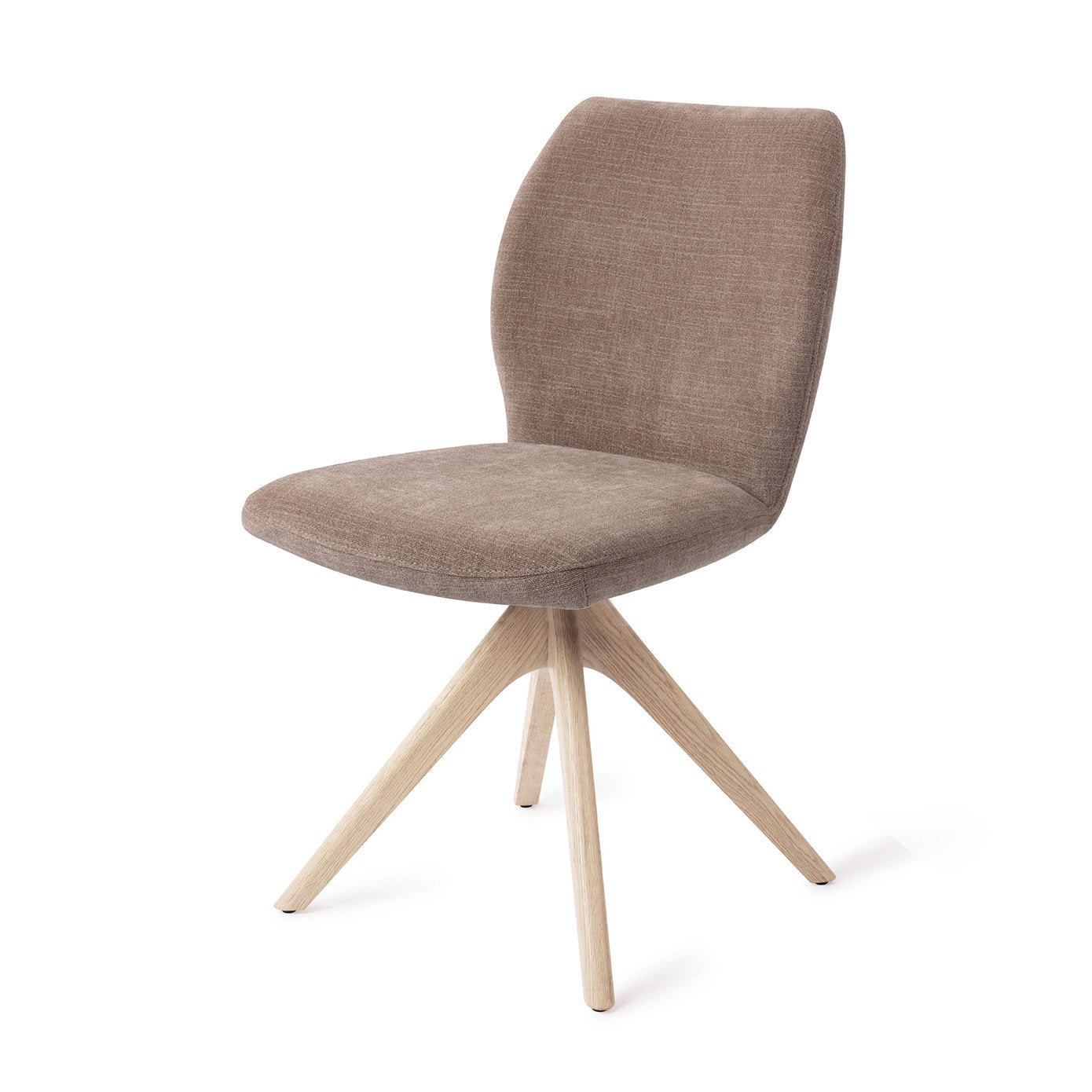 Jesper Home Ikata Mocha Mist Eetkamerstoel - Revolve Oak Bleach - KwaliteitWonen.nl