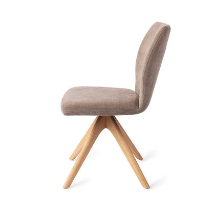 Jesper Home Ikata Mocha Mist Eetkamerstoel - Revolve Oak Natural - KwaliteitWonen.nl