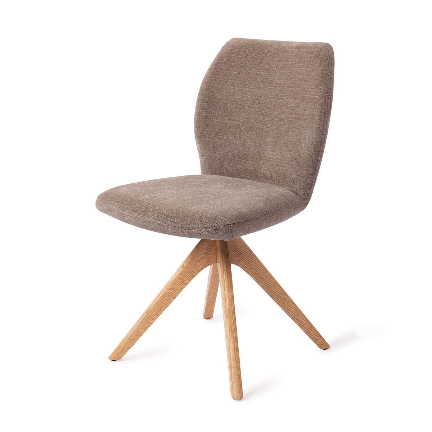 Jesper Home Ikata Mocha Mist Eetkamerstoel - Revolve Oak Natural - KwaliteitWonen.nl