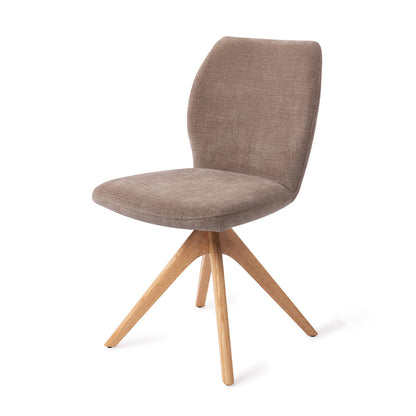 Jesper Home Ikata Mocha Mist Eetkamerstoel - Revolve Oak Natural - KwaliteitWonen.nl