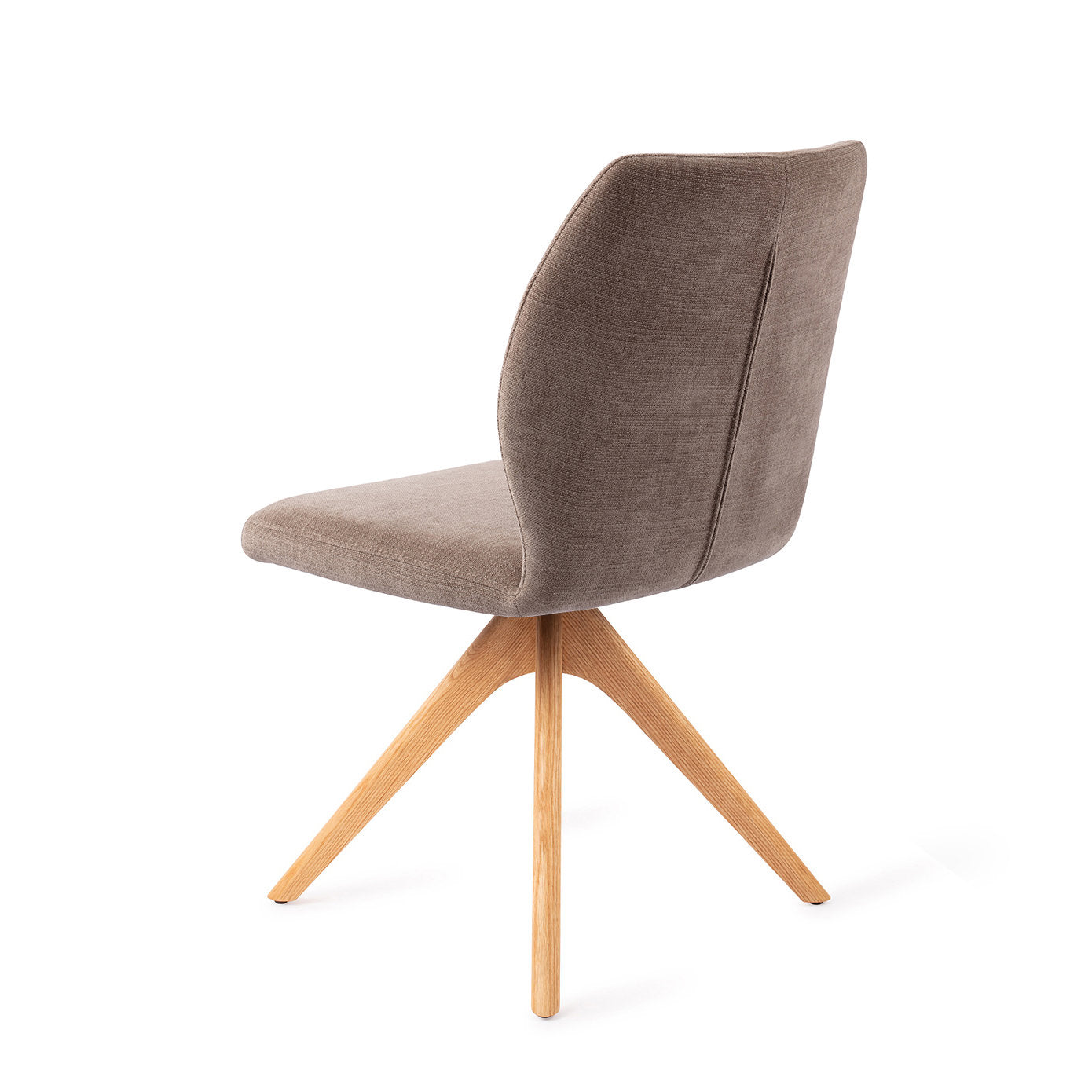 Jesper Home Ikata Mocha Mist Eetkamerstoel - Revolve Oak Natural - KwaliteitWonen.nl