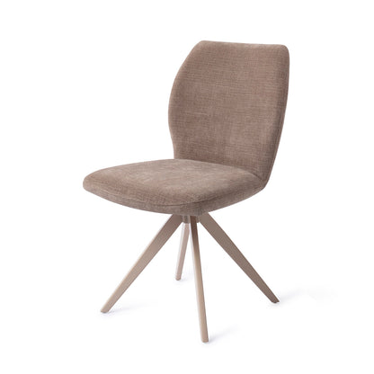 Jesper Home Ikata Mocha Mist Eetkamerstoel - Turn Beige - KwaliteitWonen.nl