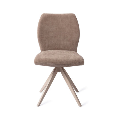 Jesper Home Ikata Mocha Mist Eetkamerstoel - Turn Beige - KwaliteitWonen.nl