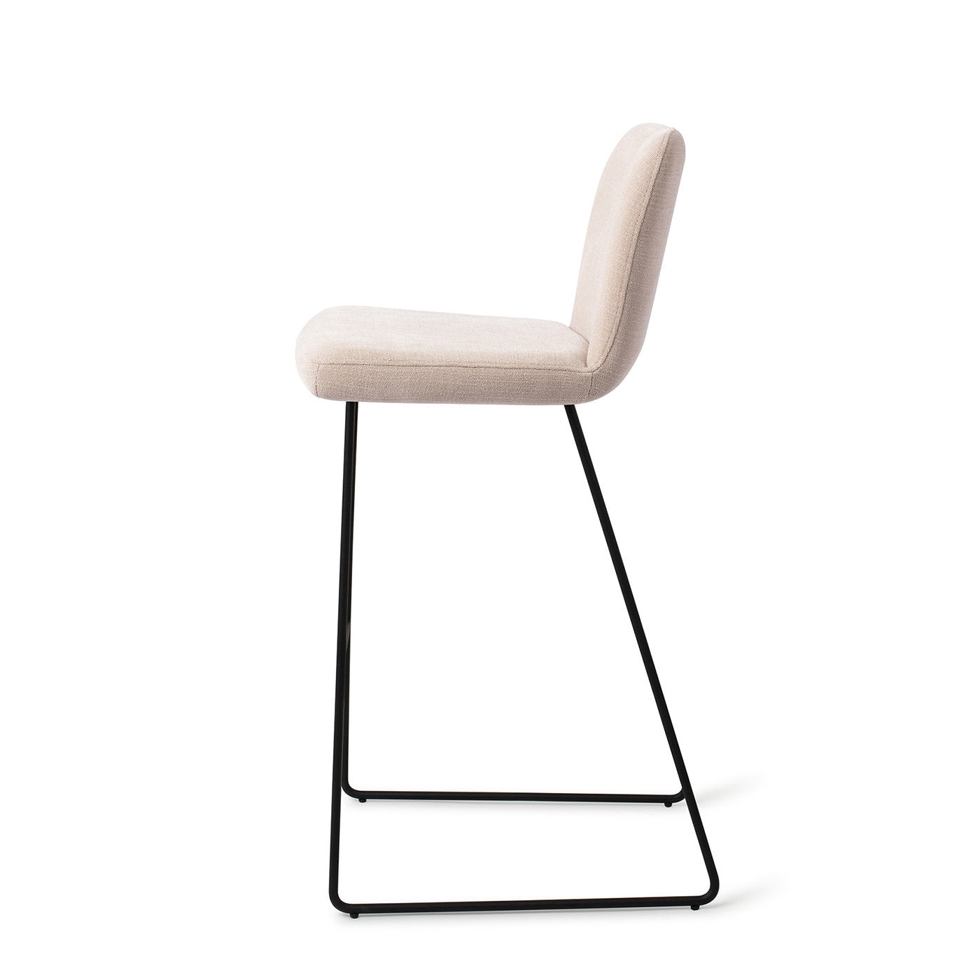 Jesper Home Ikata Sand Strand Barkruk (H) - Bar Slide Black - KwaliteitWonen.nl