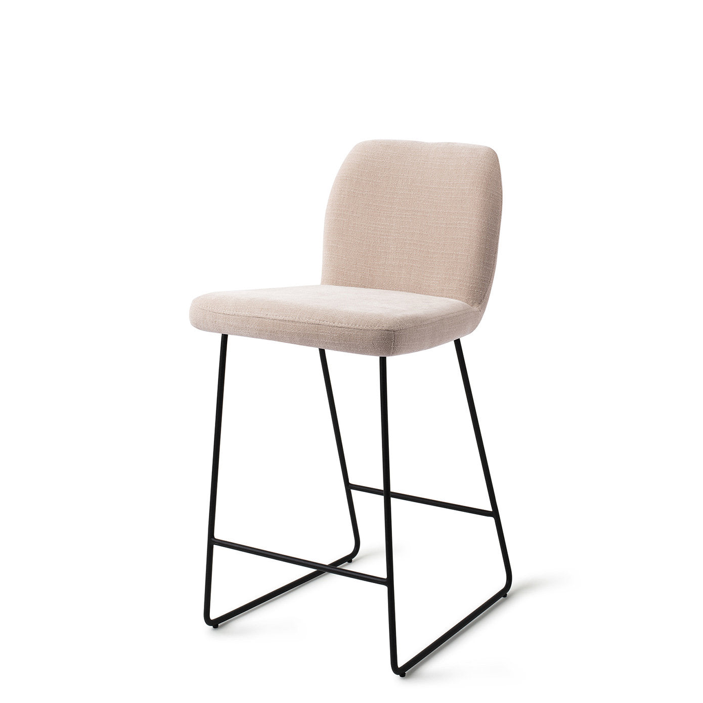 Jesper Home Ikata Sand Strand Barkruk (L) - Counter Slide Black - KwaliteitWonen.nl