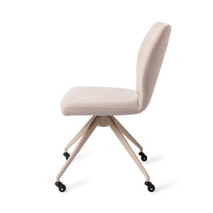 Jesper Home Ikata Sand Strand Eetkamerstoel - Glide Beige - KwaliteitWonen.nl
