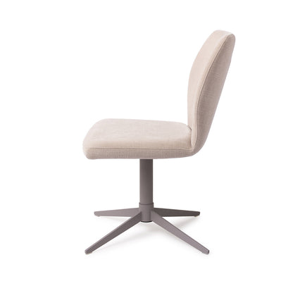 Jesper Home Ikata Sand Strand Eetkamerstoel - Quad Grey - KwaliteitWonen.nl