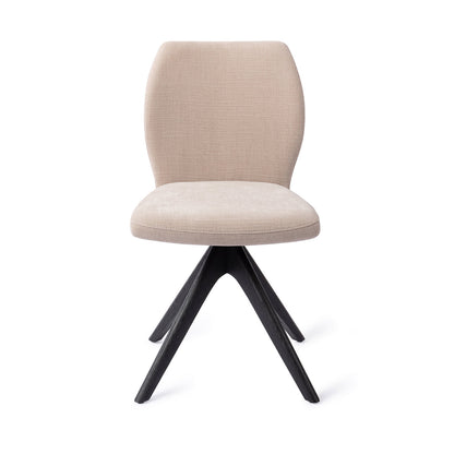 Jesper Home Ikata Sand Strand Eetkamerstoel - Revolve Oak Black - KwaliteitWonen.nl