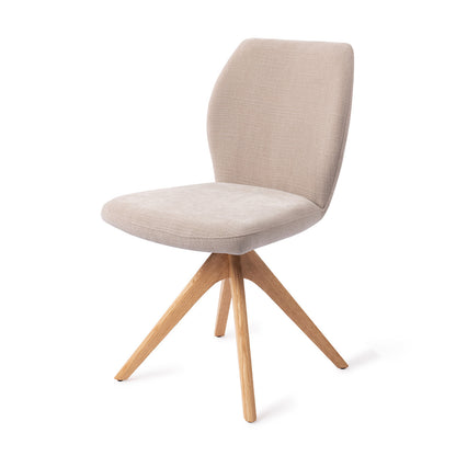 Jesper Home Ikata Sand Strand Eetkamerstoel - Revolve Oak Natural - KwaliteitWonen.nl