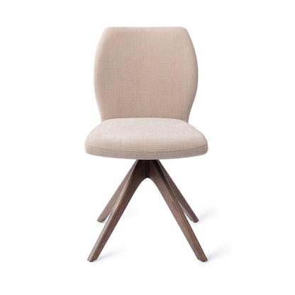 Jesper Home Ikata Sand Strand Eetkamerstoel - Revolve Oak Walnut - KwaliteitWonen.nl