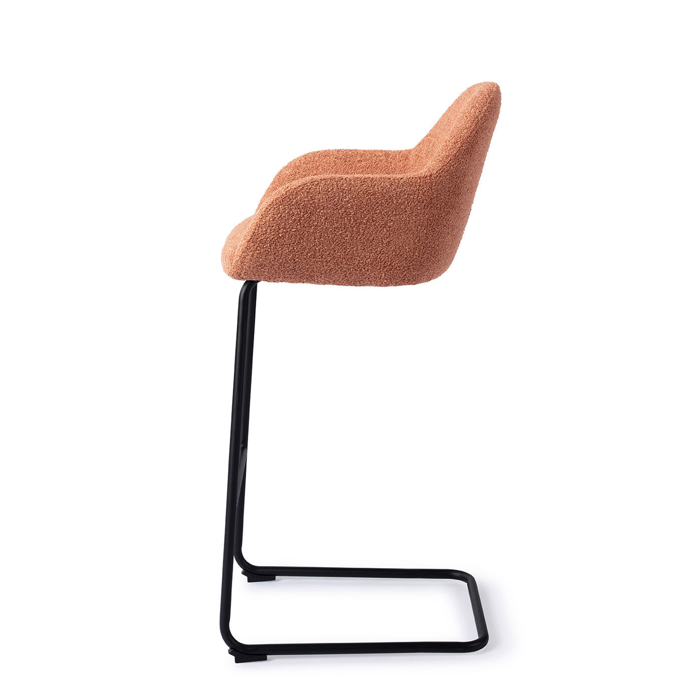 Jesper Home Kushi Amber Autumn Barkruk (H) - Bar Arch Black - KwaliteitWonen.nl