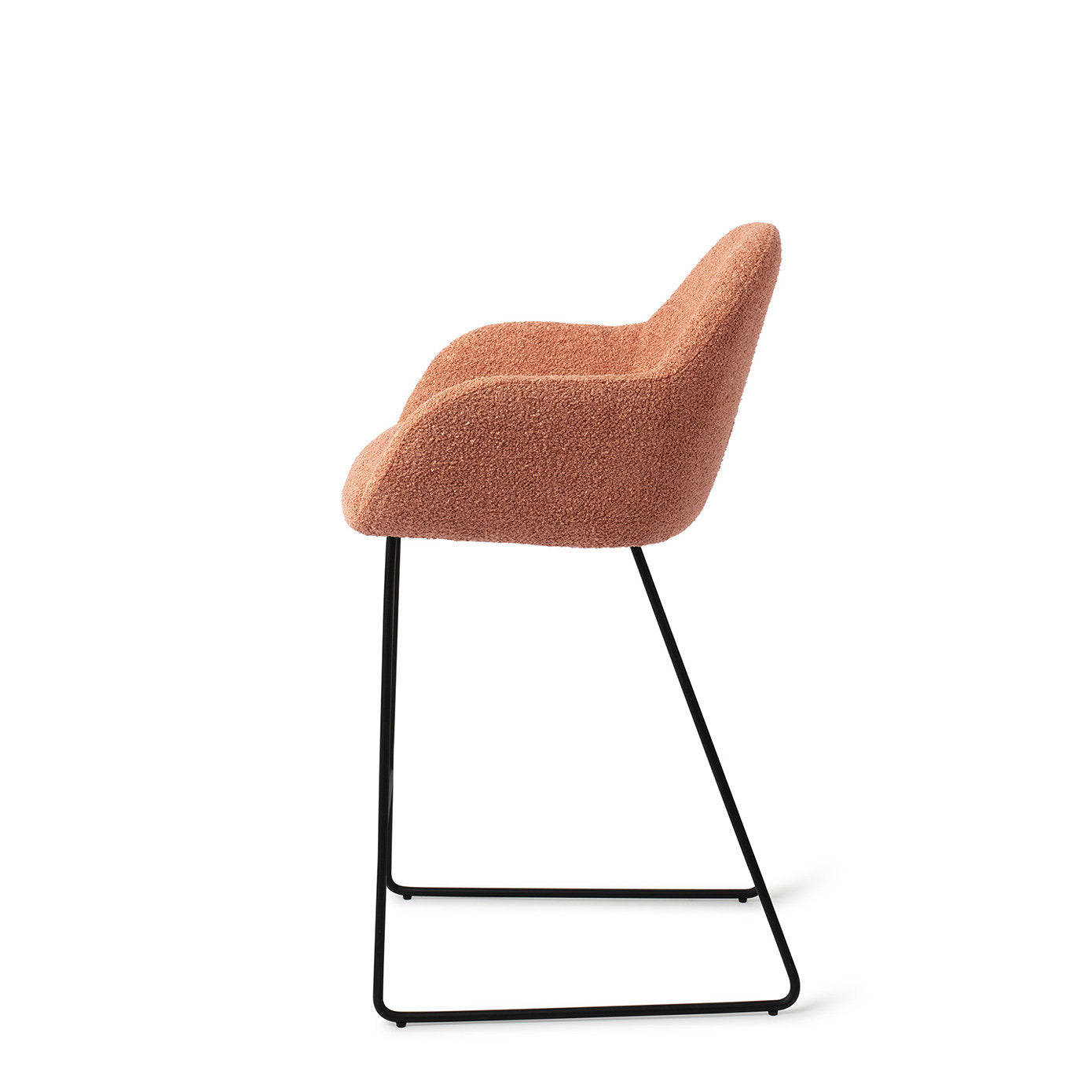 Jesper Home Kushi Amber Autumn Barkruk (L) - Counter Slide Black - KwaliteitWonen.nl