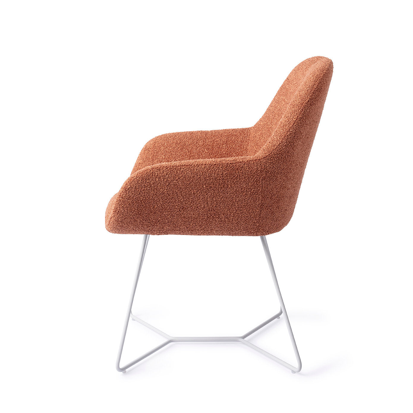 Jesper Home Kushi Amber Autumn Eetkamerstoel - Beehive White - KwaliteitWonen.nl
