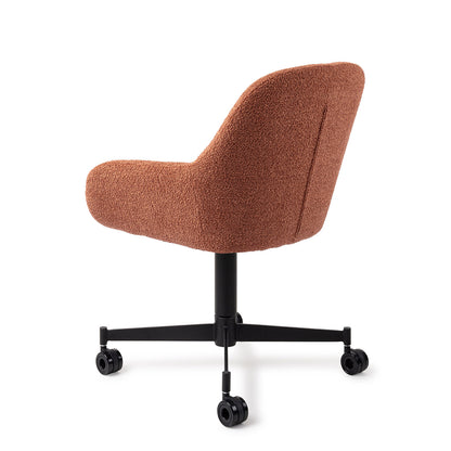 Jesper Home Kushi Amber Autumn Eetkamerstoel - Caster Black - KwaliteitWonen.nl