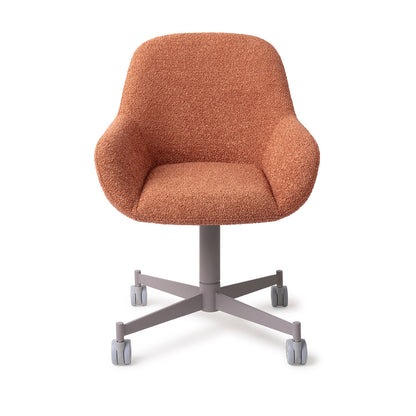 Jesper Home Kushi Amber Autumn Eetkamerstoel - Caster Grey - KwaliteitWonen.nl