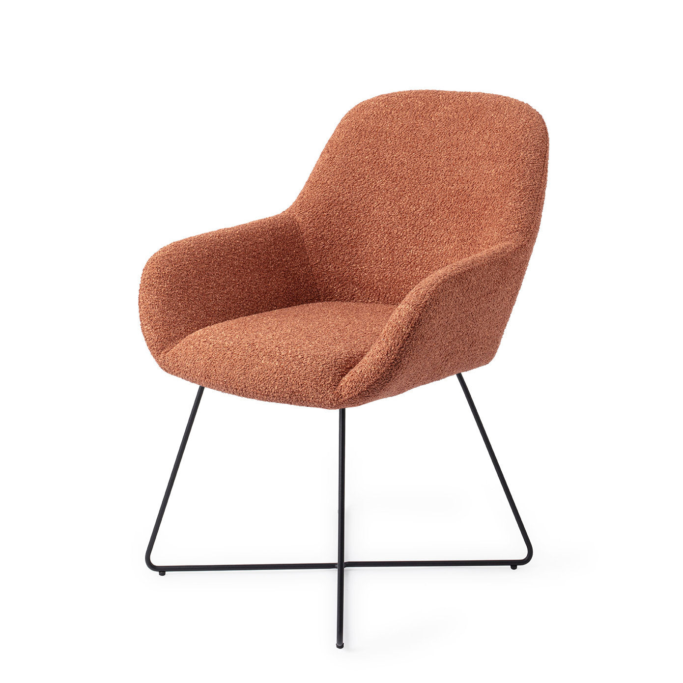 Jesper Home Kushi Amber Autumn Eetkamerstoel - Cross Black - KwaliteitWonen.nl