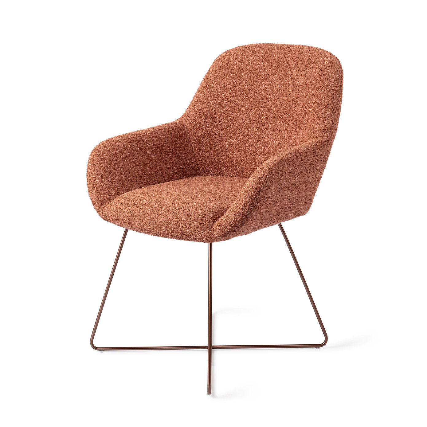 Jesper Home Kushi Amber Autumn Eetkamerstoel - Cross Rose - KwaliteitWonen.nl