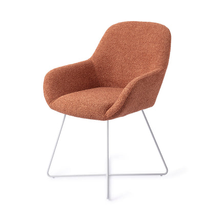 Jesper Home Kushi Amber Autumn Eetkamerstoel - Cross White - KwaliteitWonen.nl