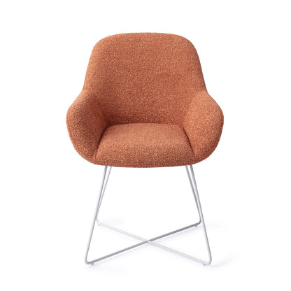 Jesper Home Kushi Amber Autumn Eetkamerstoel - Cross White - KwaliteitWonen.nl