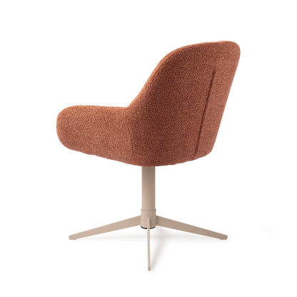 Jesper Home Kushi Amber Autumn Eetkamerstoel - Quad Beige - KwaliteitWonen.nl