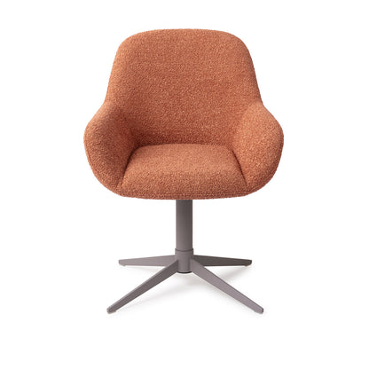 Jesper Home Kushi Amber Autumn Eetkamerstoel - Quad Grey - KwaliteitWonen.nl