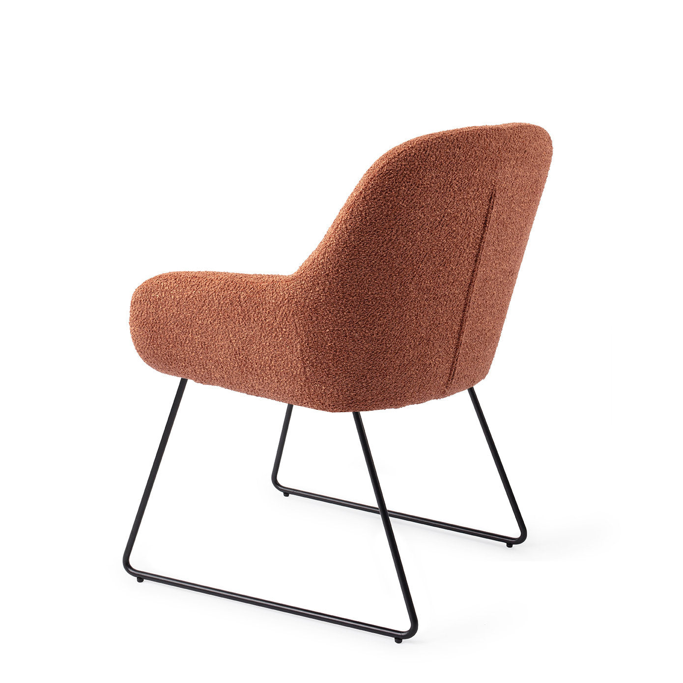 Jesper Home Kushi Amber Autumn Eetkamerstoel - Slide Black - KwaliteitWonen.nl