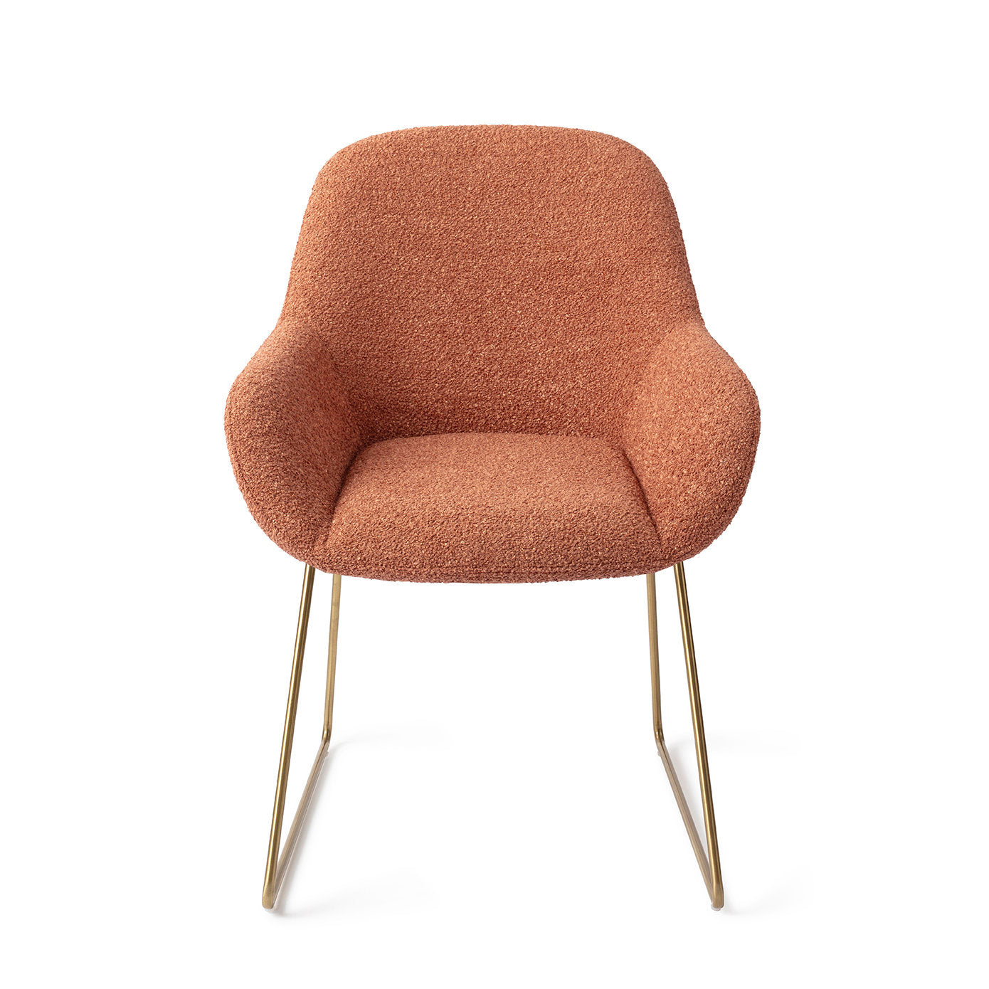 Jesper Home Kushi Amber Autumn Eetkamerstoel - Slide Gold - KwaliteitWonen.nl