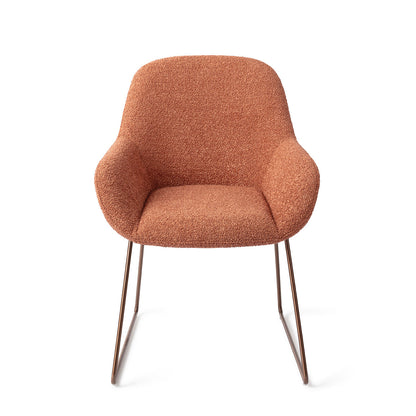 Jesper Home Kushi Amber Autumn Eetkamerstoel - Slide Rose - KwaliteitWonen.nl