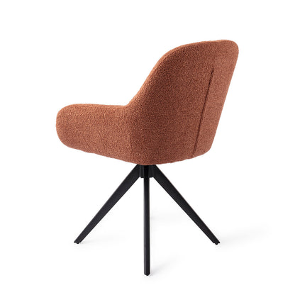 Jesper Home Kushi Amber Autumn Eetkamerstoel - Turn Black - KwaliteitWonen.nl