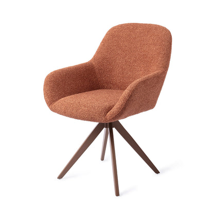 Jesper Home Kushi Amber Autumn Eetkamerstoel - Turn Brown - KwaliteitWonen.nl