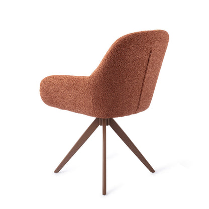 Jesper Home Kushi Amber Autumn Eetkamerstoel - Turn Brown - KwaliteitWonen.nl