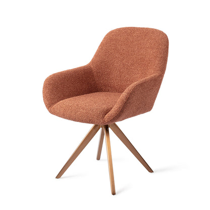Jesper Home Kushi Amber Autumn Eetkamerstoel - Turn Rose - KwaliteitWonen.nl