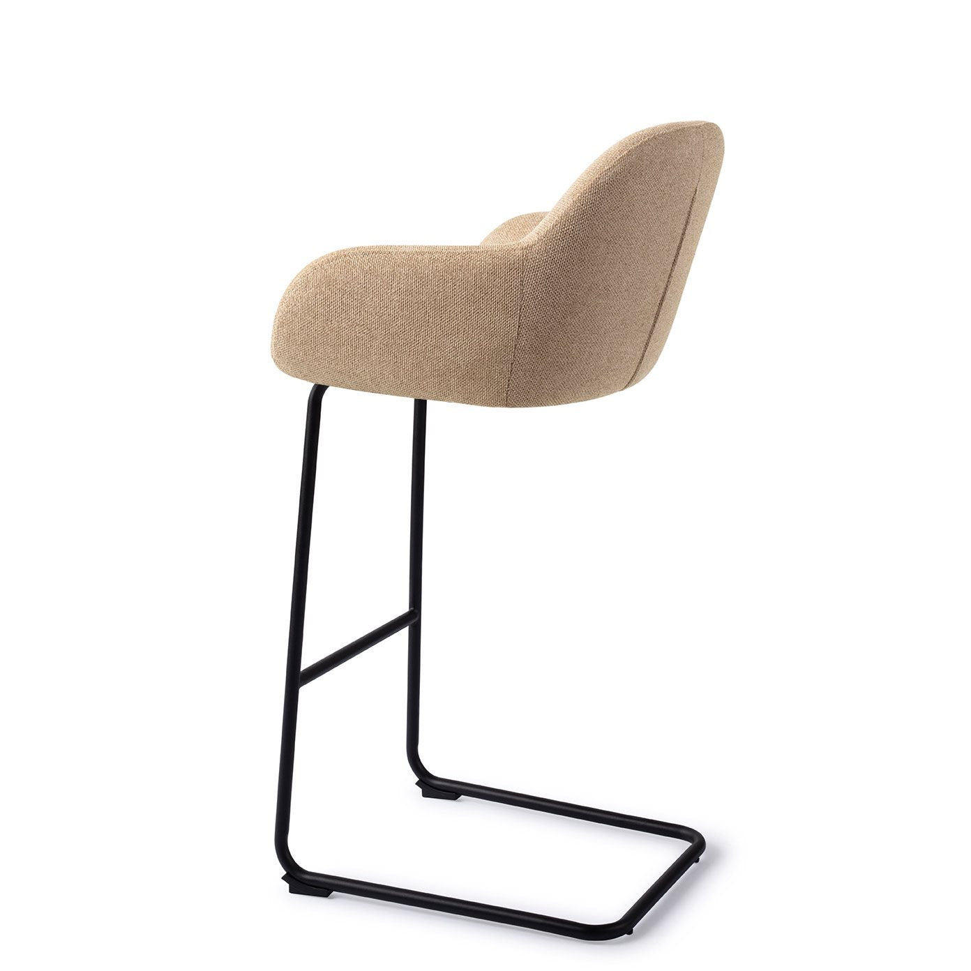 Jesper Home Kushi Desert Dunes Barkruk - Arch Black (H) - KwaliteitWonen.nl
