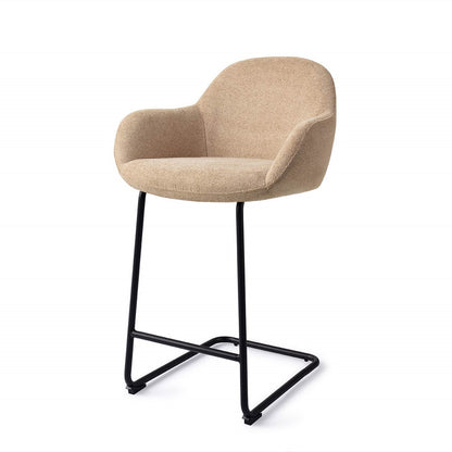 Jesper Home Kushi Desert Dunes Barkruk - Arch Black (L) - KwaliteitWonen.nl