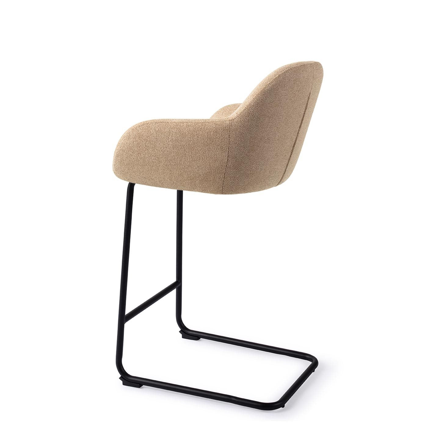 Jesper Home Kushi Desert Dunes Barkruk - Arch Black (L) - KwaliteitWonen.nl