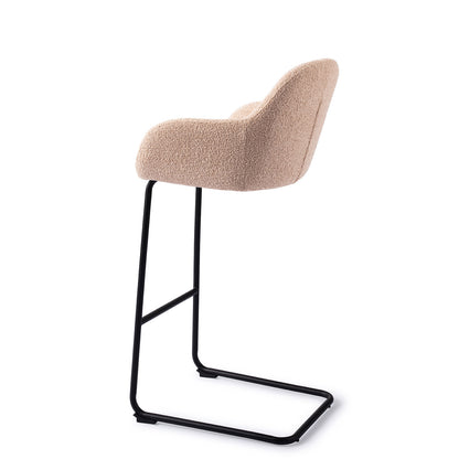Jesper Home Kushi Flax Relax Barkruk (H) - Bar Arch Black - KwaliteitWonen.nl
