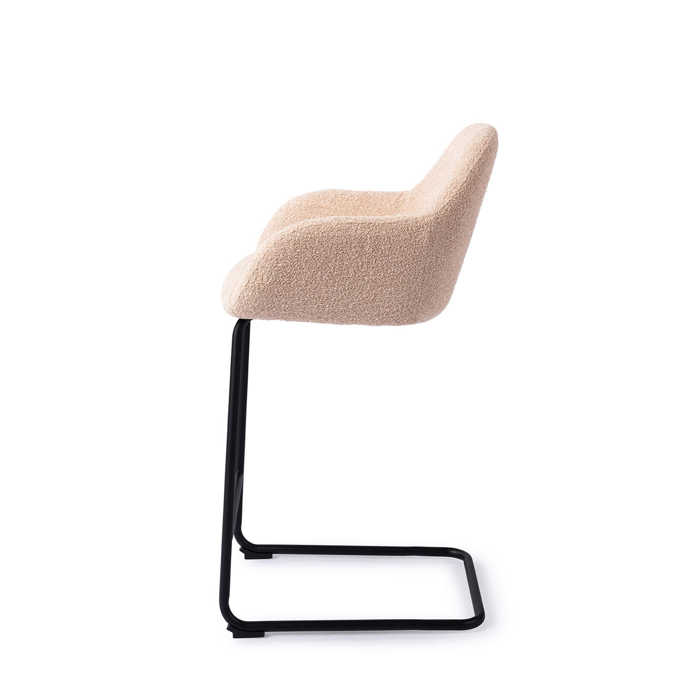 Jesper Home Kushi Flax Relax Barkruk (L) - Counter Arch Black - KwaliteitWonen.nl