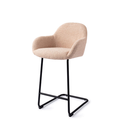 Jesper Home Kushi Flax Relax Barkruk (L) - Counter Arch Black - KwaliteitWonen.nl